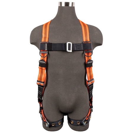 Safewaze Full Body Harness, Vest Style, Universal FS99185-E